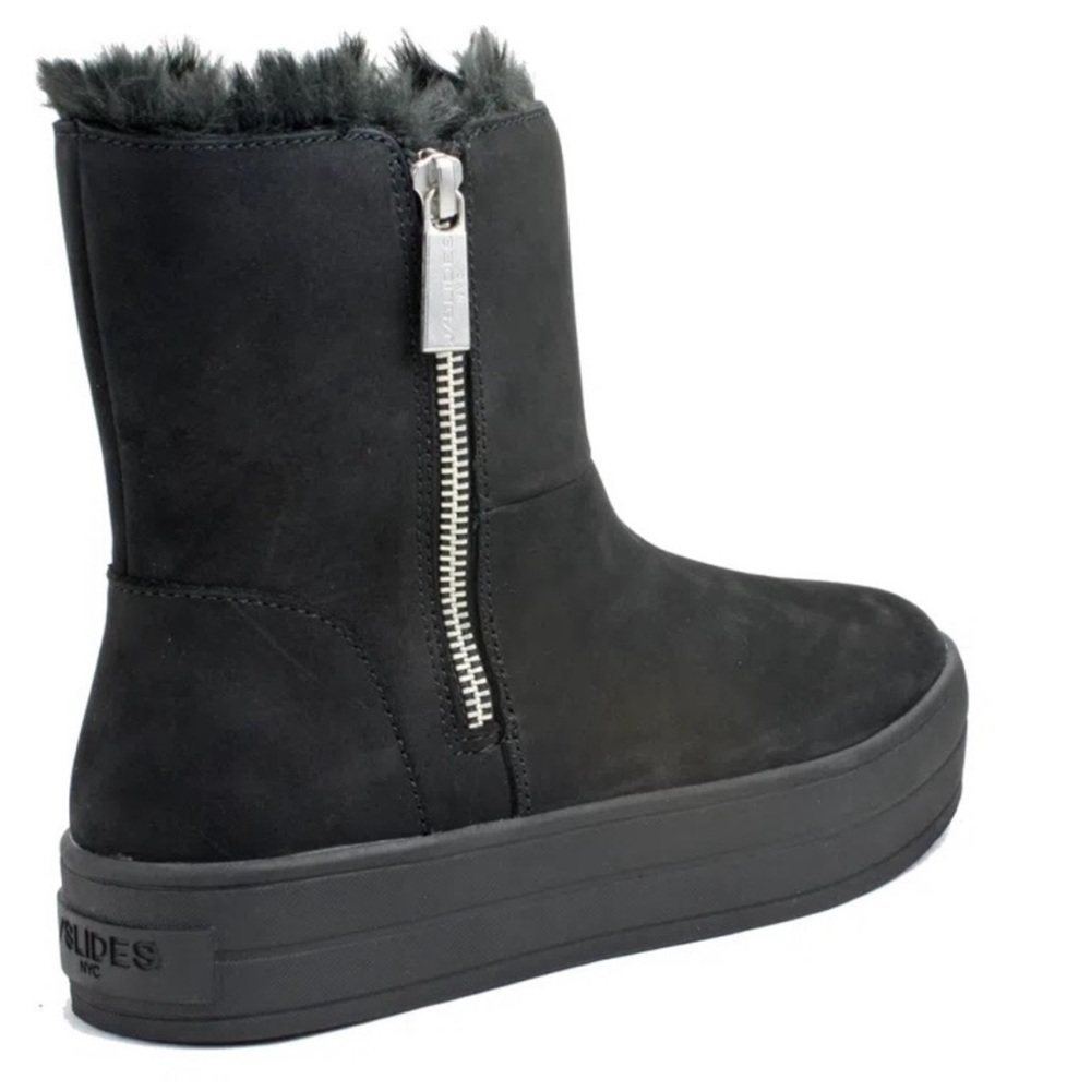 J/Slides Henley Platform Leather Boots | 8 - Picture 8 of 15